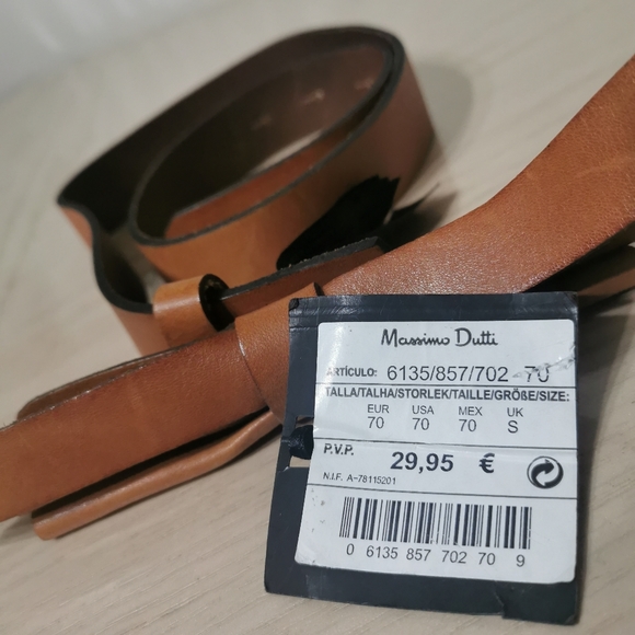 NWT! Massimo Dutti Leather Bow Belt - Picture 7 of 10